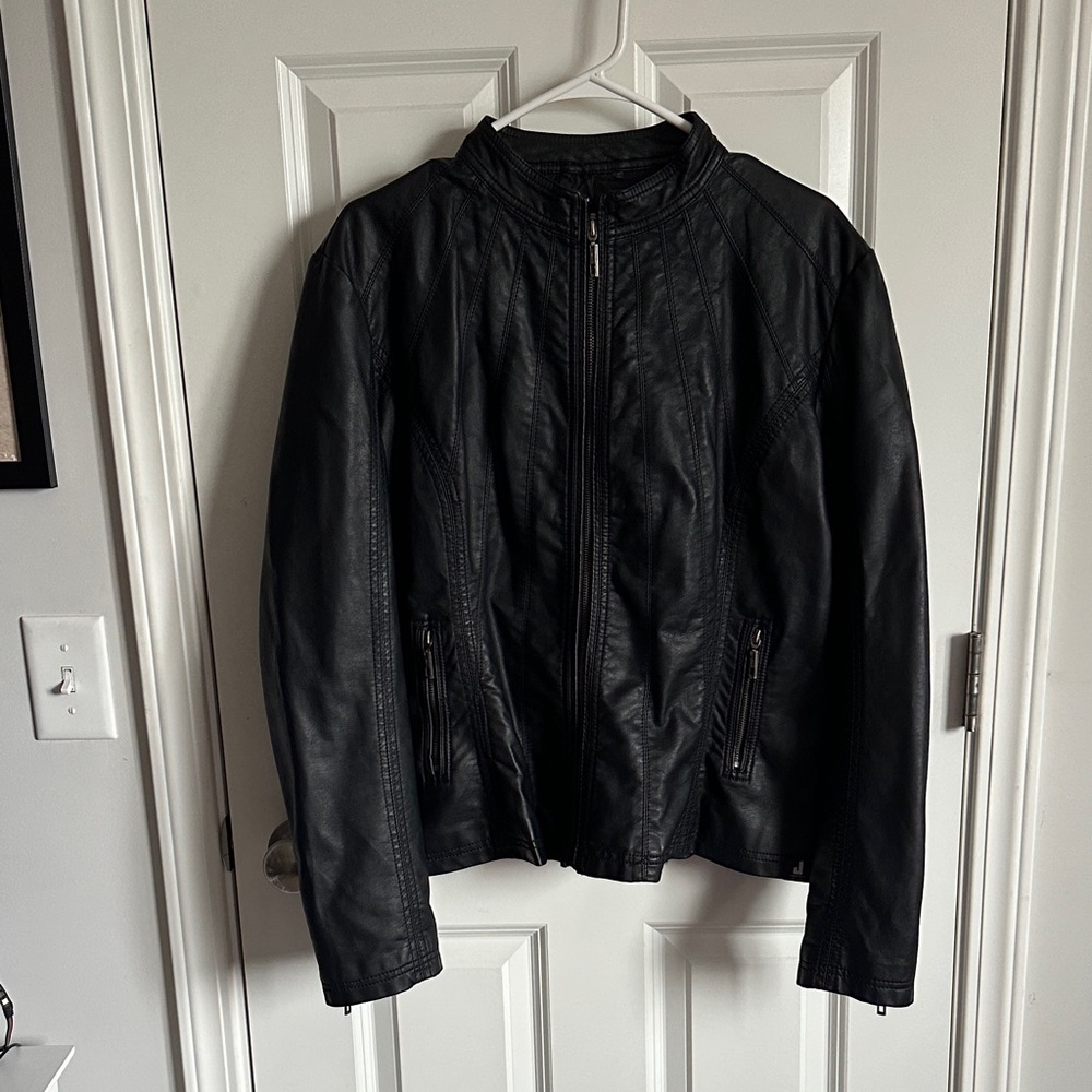 Women’s Black Leather Jacket